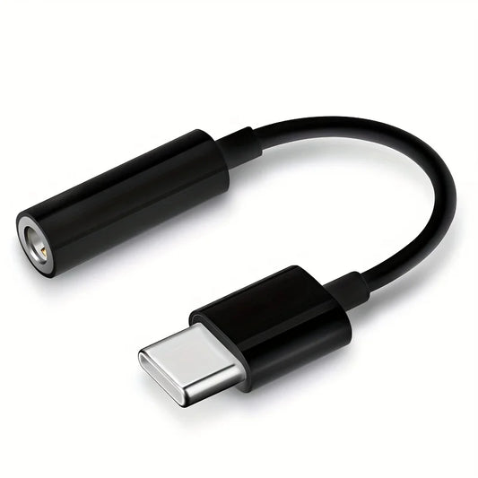 USB-C to 3.5mm Audio Adapter – Headphone Jack for iPhone, Samsung & Android