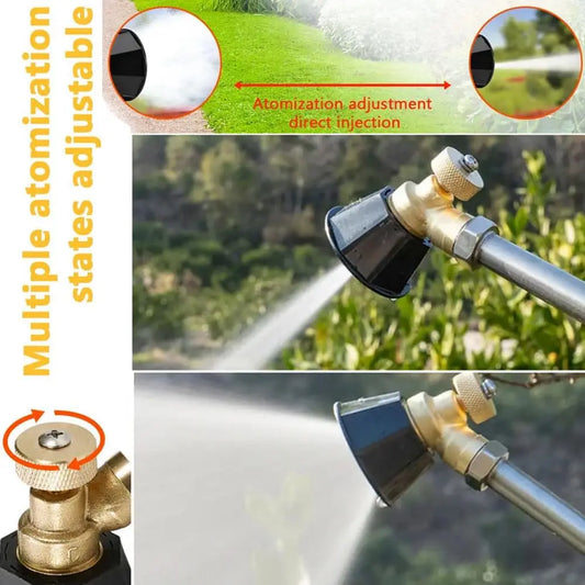 High Pressure Pesticide Sprayer Nozzle Adjustable Watering Irrigation Air Vortex Spray Nozzle Agricultural Garden Pest Control