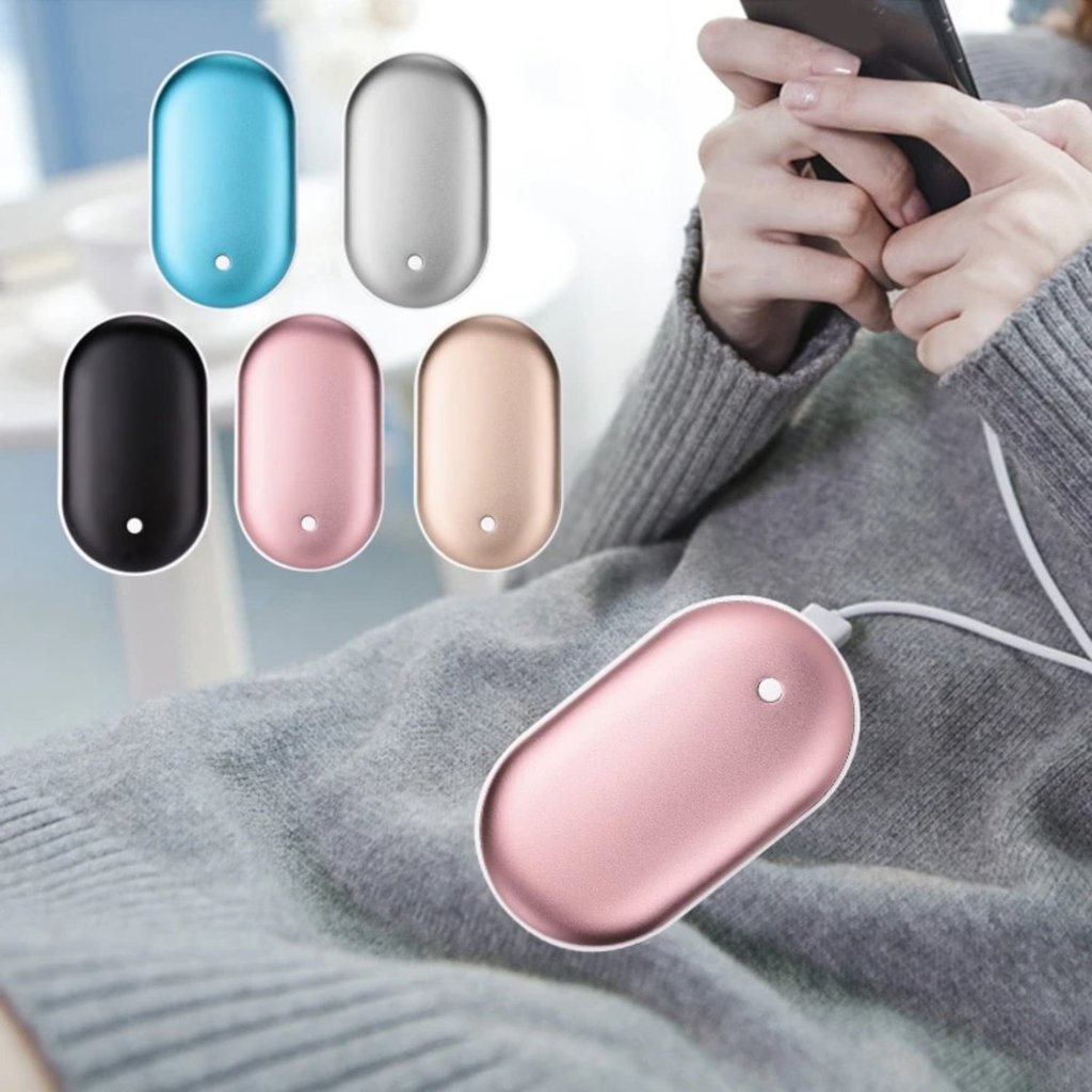 מחמם ידיים נייד USB בצורת ביצה