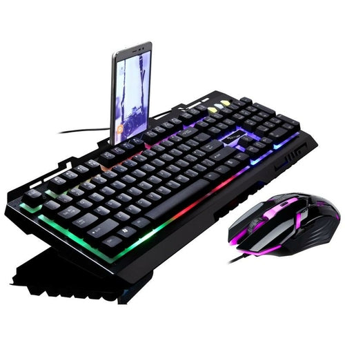 סט מקלדת ועכבר גיימינג חוטיים בחיבור USB מסוג Ninja Dragons Premium NX900