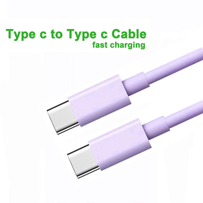 כבל USB C ל-USB Type C PD 60W טעינה מהירה כבל נתונים עבור אייפון 15 15 פרו וואווי סמסונג שיאומי קו נתונים שחור לבן 1 מטר 2 מטר 3 מטר