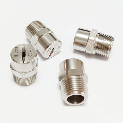 1/2" BSPT SS304 vee jet flat fan spray nozzle, Industrial / factory cleaning, dust removal nozzle