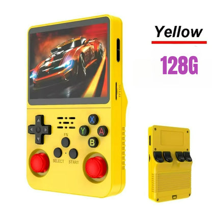 R36S Handheld Game Console 3.5Inch IPS Screen 64G Classic Retro Games Consoles  Portable Pocket Video Game Player