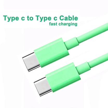 כבל USB C ל-USB Type C PD 60W טעינה מהירה כבל נתונים עבור אייפון 15 15 פרו וואווי סמסונג שיאומי קו נתונים שחור לבן 1 מטר 2 מטר 3 מטר