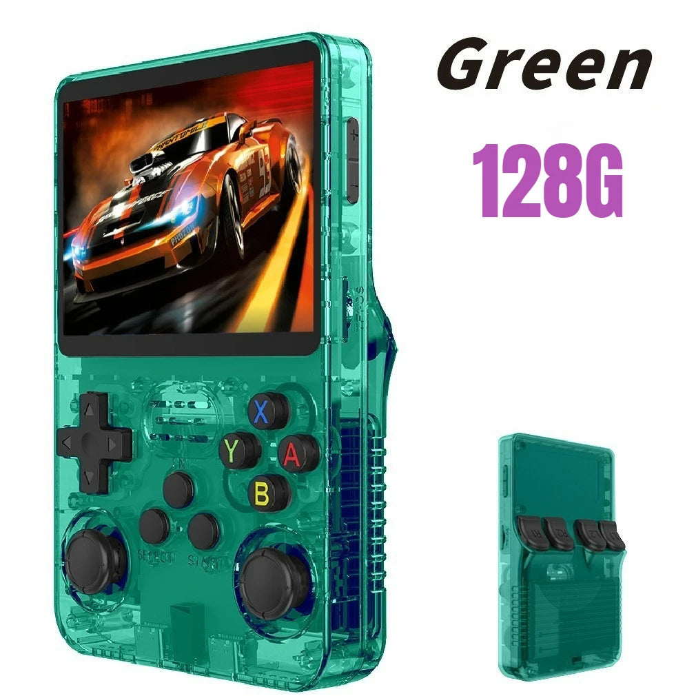 R36S Handheld Game Console 3.5Inch IPS Screen 64G Classic Retro Games Consoles  Portable Pocket Video Game Player