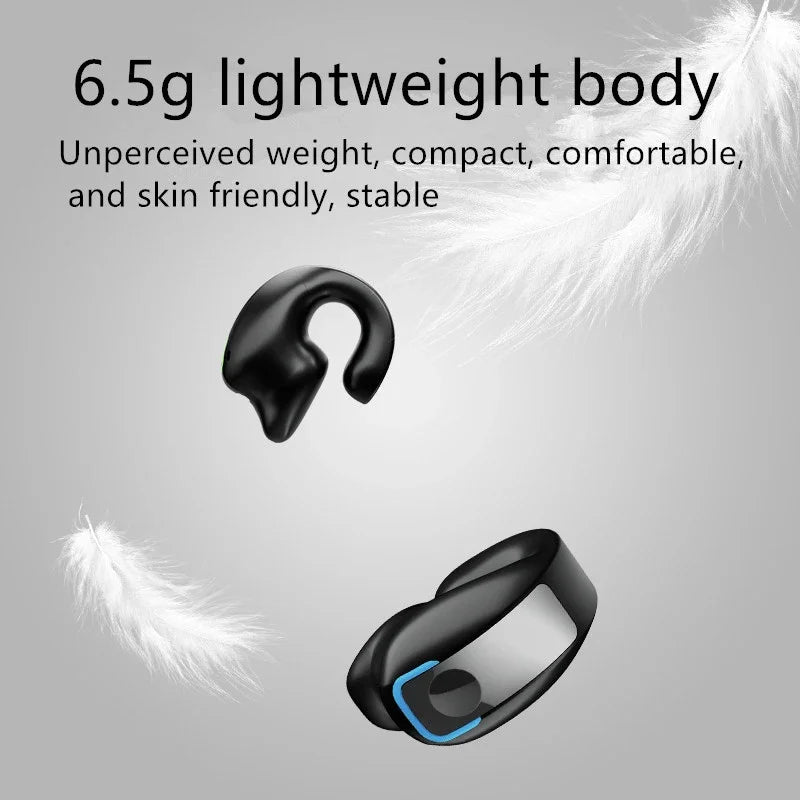Bone Conduction Bluetooth Headset – Open-Ear Sport Earphones with Mic