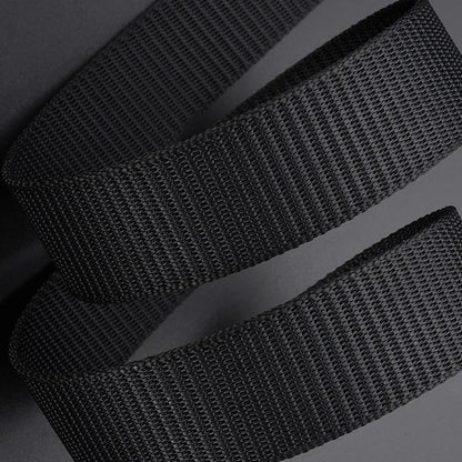 New Men's High-quality Automatic Buckle Canvas Belt Simple Casual Jeans Belt Fashion Men's Design Fashion Belt