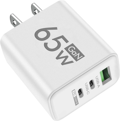 PD 65W Fast Charging Charger USB Mobile Phone Power Adapter For Samsung Huawei Xiaomi iPhone Honor Type C Quick Charge Charger