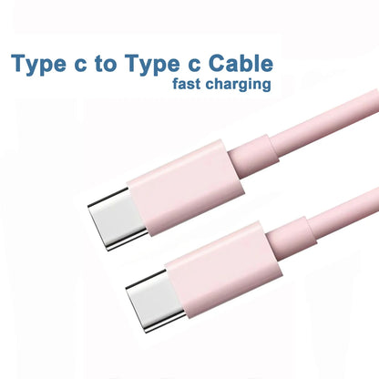 כבל USB C ל-USB Type C PD 60W טעינה מהירה כבל נתונים עבור אייפון 15 15 פרו וואווי סמסונג שיאומי קו נתונים שחור לבן 1 מטר 2 מטר 3 מטר