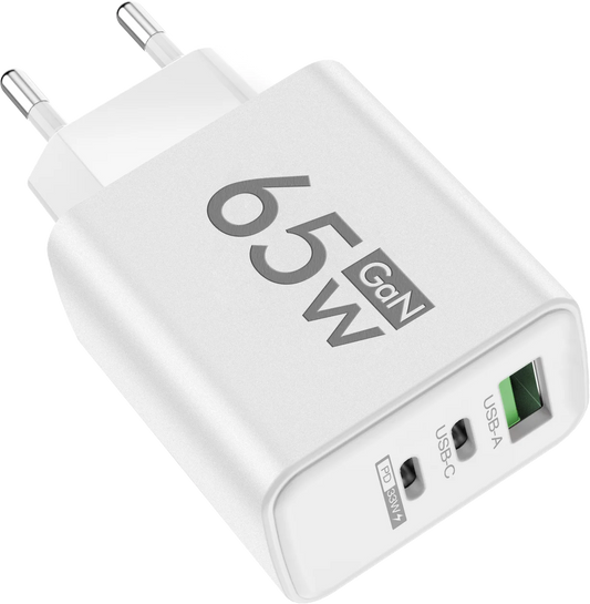 PD 65W Fast Charging Charger USB Mobile Phone Power Adapter For Samsung Huawei Xiaomi iPhone Honor Type C Quick Charge Charger