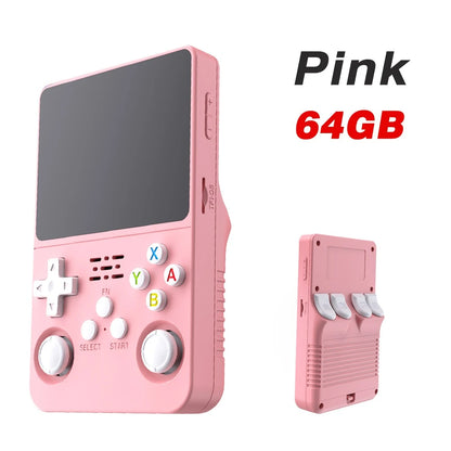 R36S Handheld Game Console 3.5Inch IPS Screen 64G Classic Retro Games Consoles  Portable Pocket Video Game Player