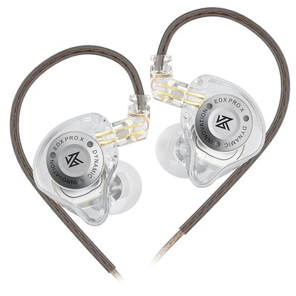 KZ EDX PRO X Dynamic Drive Earphone HIFI Bass Music Earbud Sport Noise Cancelling Headset KZ EDXPROX ZSTX ZSN PRO ZAS EDA ZVX
