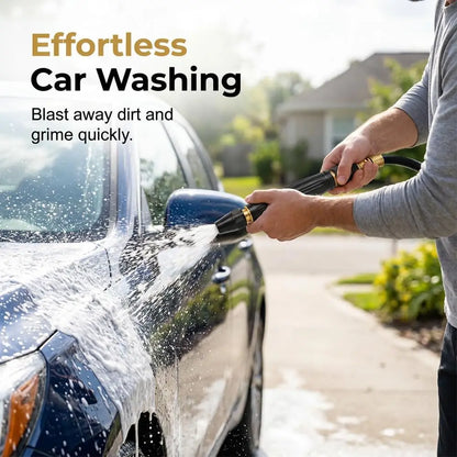 High Pressure Power Washer Nozzle ,Power Jet Water with Three Spray Modes, Multi Function Watering Sprayer for Cleaning Yard Car