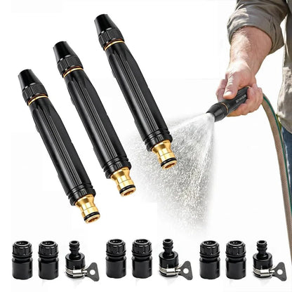 High Pressure Power Washer Nozzle ,Power Jet Water with Three Spray Modes, Multi Function Watering Sprayer for Cleaning Yard Car