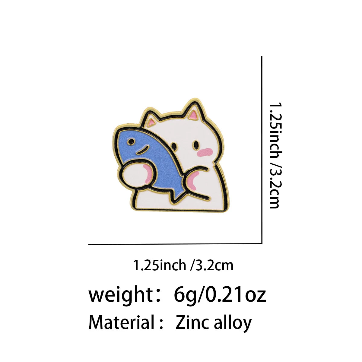 Funny Dachshund Enamel Pin Cartoon Cat Badge On Backpack Lapel Pins Flowers Brooches for Jackets Cosplay Accessories Gift Toys