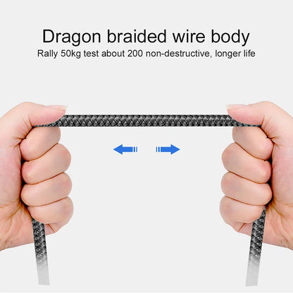 Nylon Braided USB-A to USB-C Fast Charging Cable – 1M/2M/3M for Android & Samsung