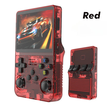קונסולת משחקי רטרו ניידת BOYHOM 256G 128G R36S מערכת לינוקס 3.5 אינץ' IPS נגן כיס נייד 64GB מתנות לילדים לגיימינג בווידאו
