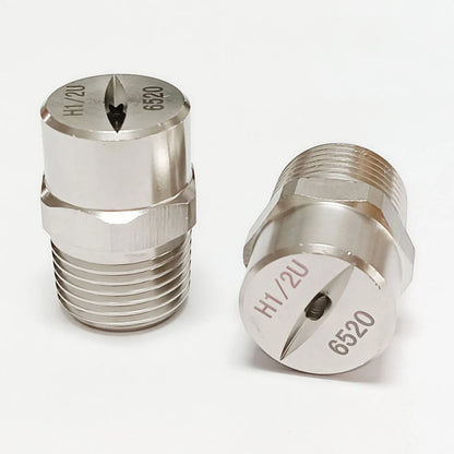 1/2" BSPT SS304 vee jet flat fan spray nozzle, Industrial / factory cleaning, dust removal nozzle