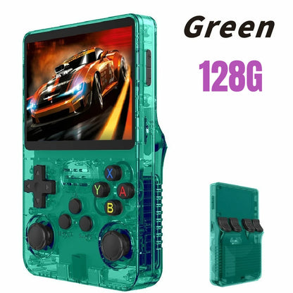 R36S Handheld Game Console 3.5Inch IPS Screen 64G Classic Retro Games Consoles  Portable Pocket Video Game Player