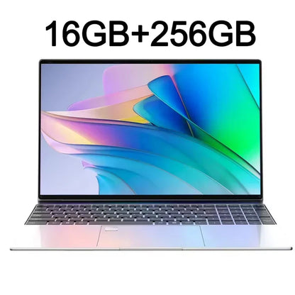 High Speed Multitasking Office Laptop Win11 OS Fingerprint Recognition Backlight Keyboard Travel Notebook