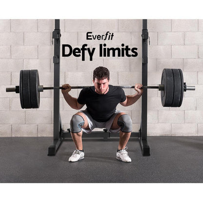 מתקן סקווט מתכוונן Everfit Weight Bench לציוד כושר ביתי 300 ק"ג