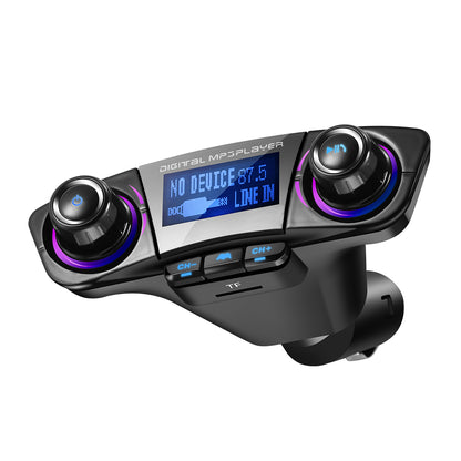 משדר FM לרכב BT06 נגן MP3 מקלט שמע