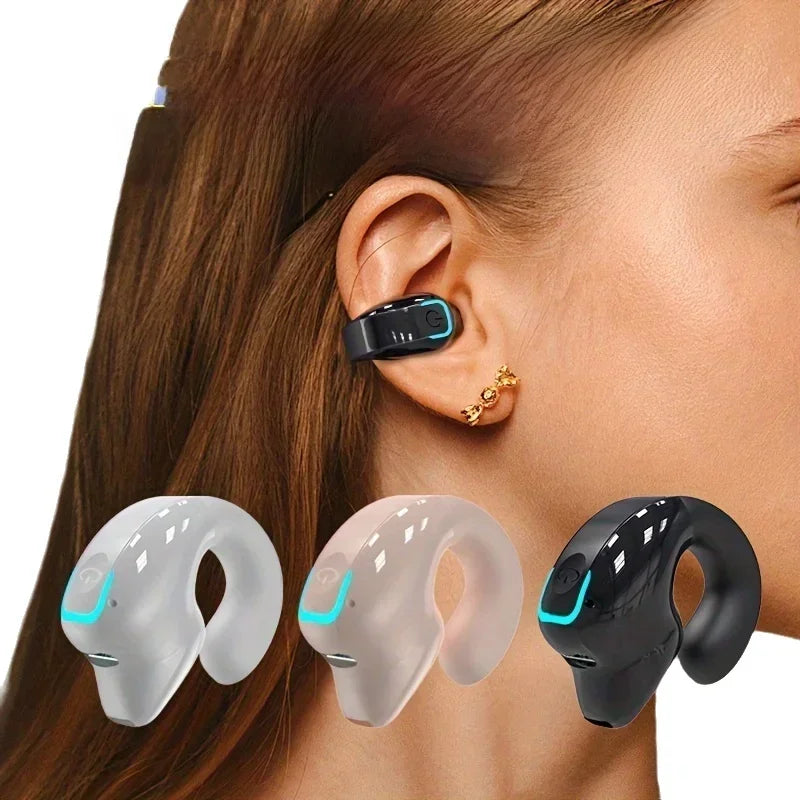 Bone Conduction Bluetooth Headset – Open-Ear Sport Earphones with Mic