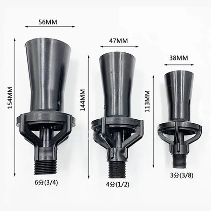 1/4" 3/8" 1/2" 3/4" 1" pp  eductor venturi nozzle,epoxy industrial mixed jet venturi nozzle