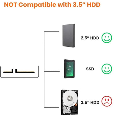 USB 3.0 SATA Cable Adapter Up to 6 Gbps Extension Computer Cables Connectors Support 2.5 Inches External Ssd Hdd Hard Drive USB