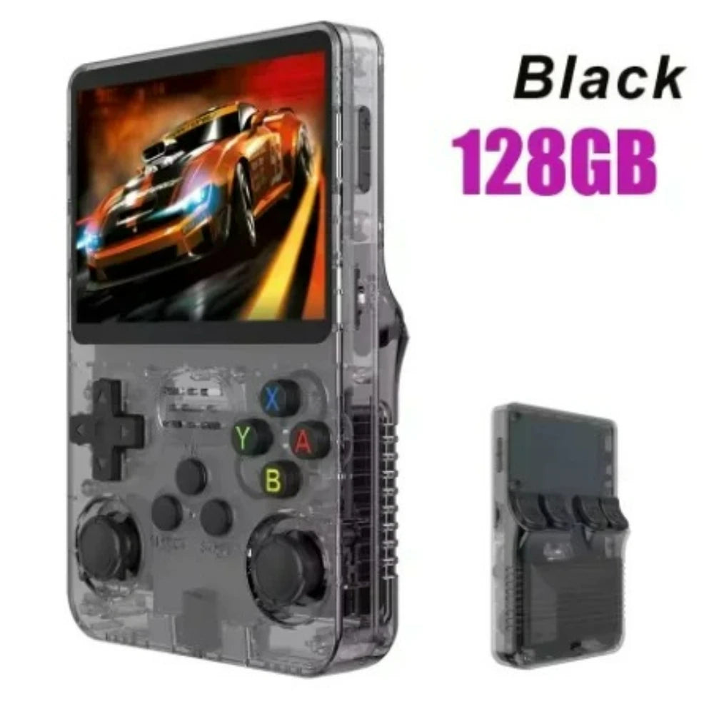 R36S Handheld Game Console 3.5Inch IPS Screen 64G Classic Retro Games Consoles  Portable Pocket Video Game Player