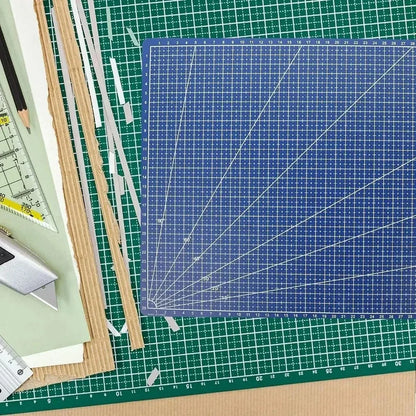 A3 Self-Healing Cutting Mat 45x30x0.09cm Double-Sided Anti-Cut PVC Pad for Leather Craft Student DIY Art Projects