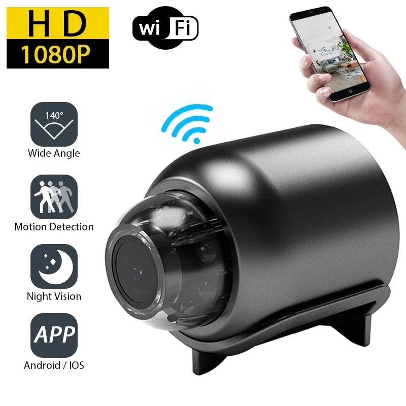 X5 HD Mini WiFi Security Camera – Baby Monitor Indoor IP Cam with Audio & Video