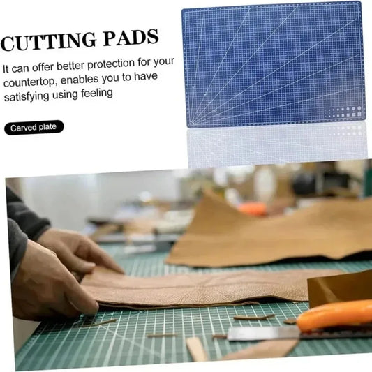 A3 Self-Healing Cutting Mat 45x30x0.09cm Double-Sided Anti-Cut PVC Pad for Leather Craft Student DIY Art Projects