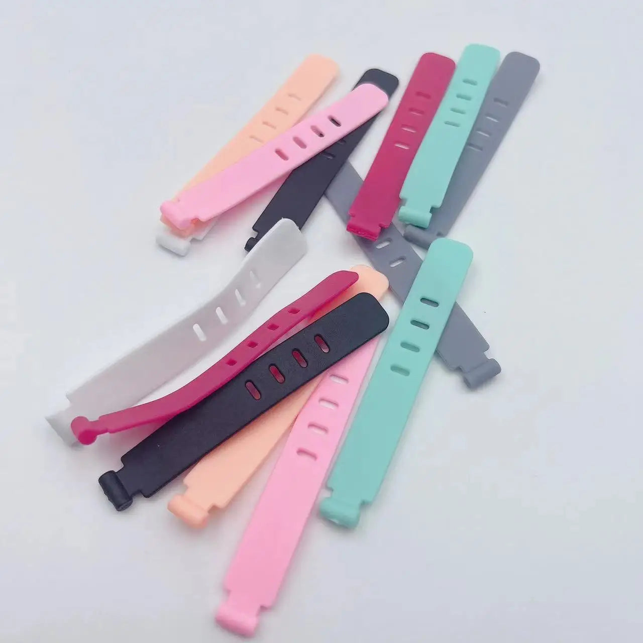 20/PCS Cable Organizer Ties Clip Charger Cord Management Silicone Wire Manager Mouse Earphone Holder Data Line Winder Straps