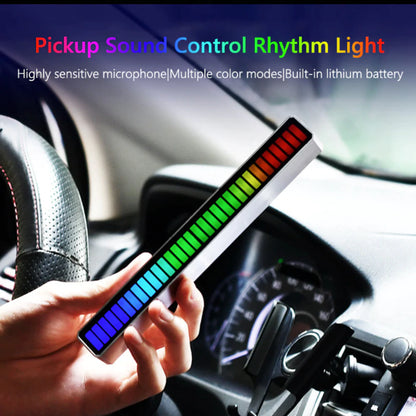 פס תאורת לד 2 יחידות Dragon Sound Reactive Music Light Bar