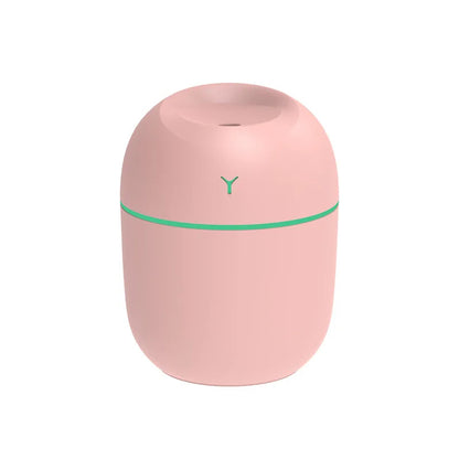 מכשיר אדים אולטרסוני נייד עם חיבור USB, מפזר שמנים אתריים ארומטיים, נורת LED