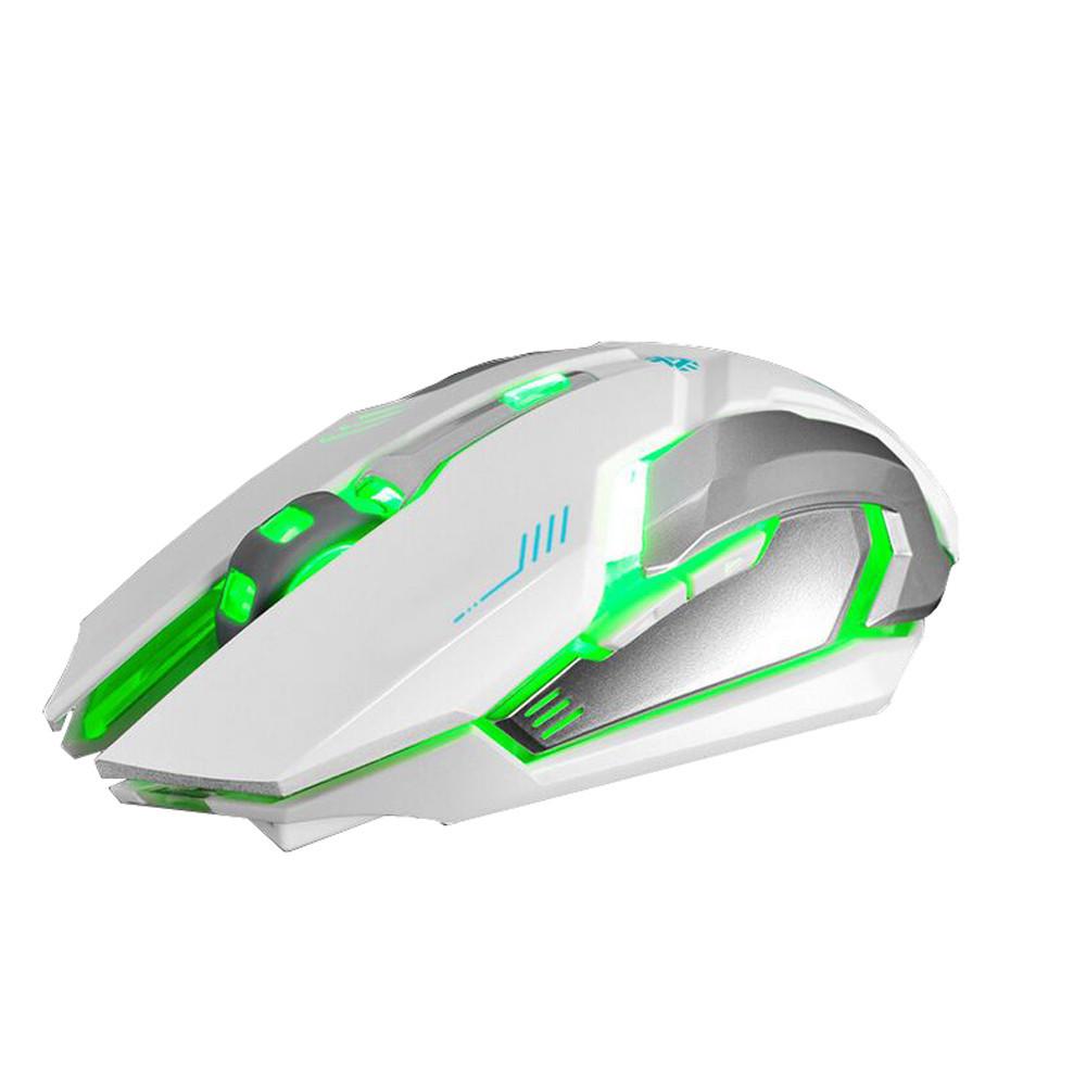 עכבר גיימינג אלחוטי שקט עם לד Ninja Dragon Stealth 7