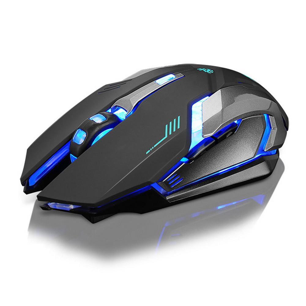 עכבר גיימינג אלחוטי שקט עם לד Ninja Dragon Stealth 7