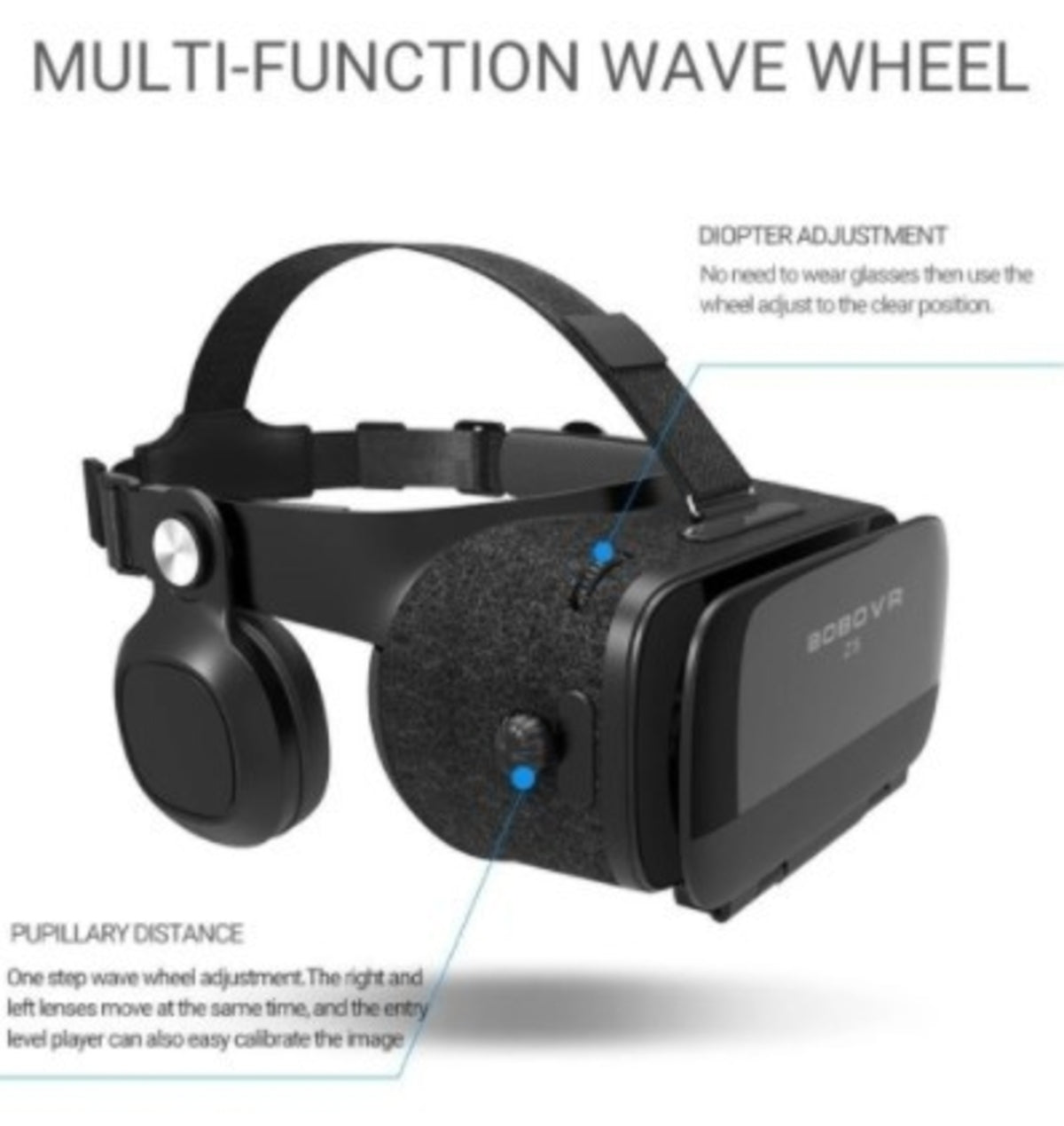 אוזניות סטריאו בתלת מימד למשחקי VR מסוג דרגון עם בקר גיימינג בלוטות'