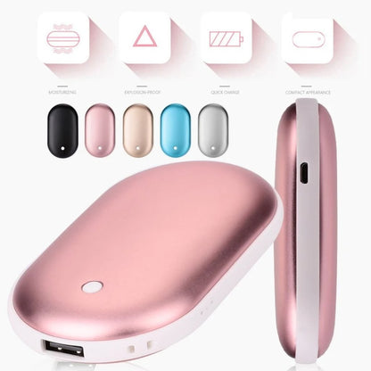 מחמם ידיים נייד USB בצורת ביצה