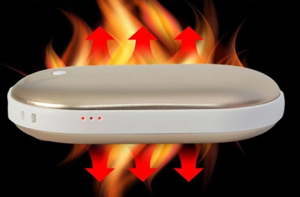מחמם ידיים נייד USB בצורת ביצה