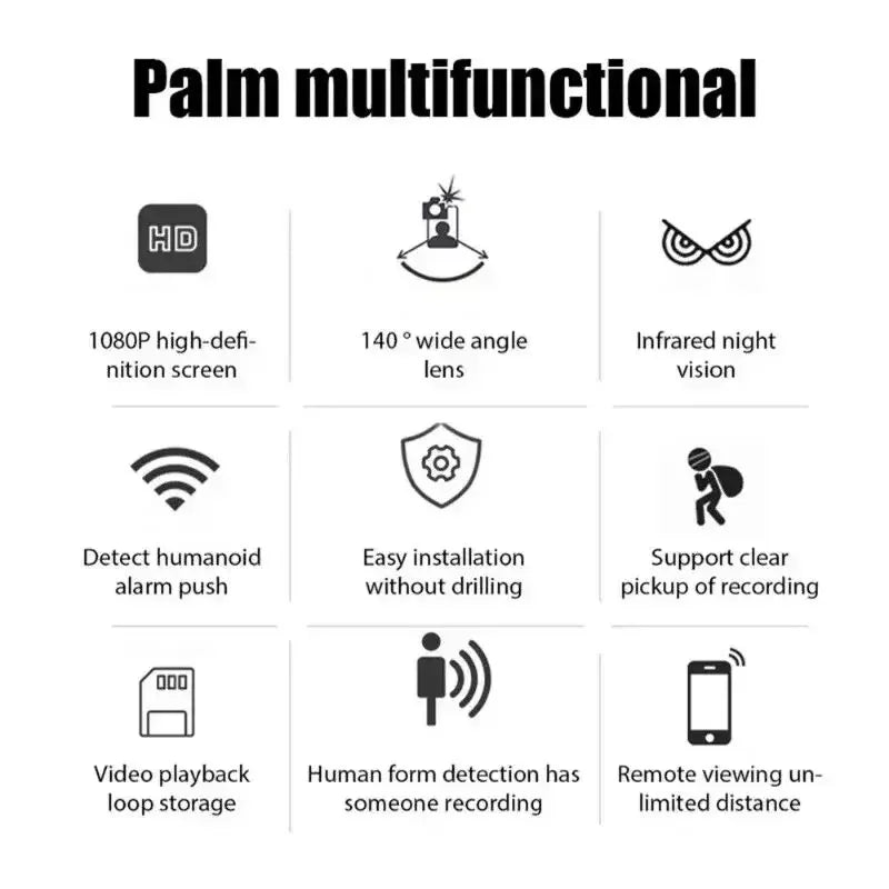 X5 HD Mini WiFi Security Camera – Baby Monitor Indoor IP Cam with Audio & Video