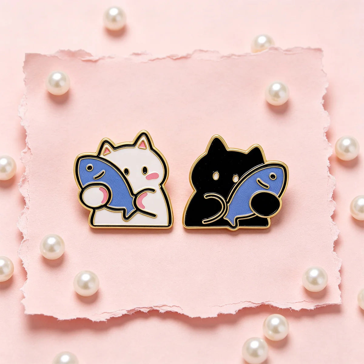 Funny Dachshund Enamel Pin Cartoon Cat Badge On Backpack Lapel Pins Flowers Brooches for Jackets Cosplay Accessories Gift Toys