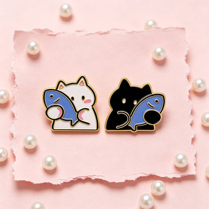 Funny Dachshund Enamel Pin Cartoon Cat Badge On Backpack Lapel Pins Flowers Brooches for Jackets Cosplay Accessories Gift Toys