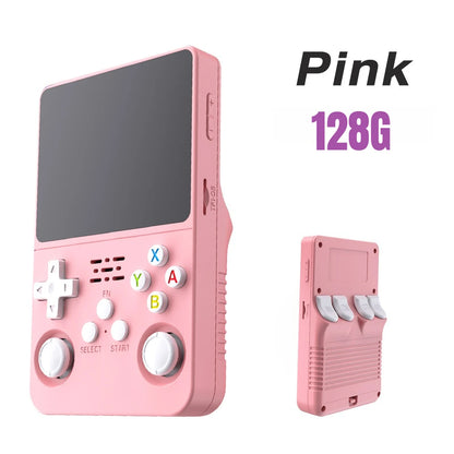 R36S Handheld Game Console 3.5Inch IPS Screen 64G Classic Retro Games Consoles  Portable Pocket Video Game Player