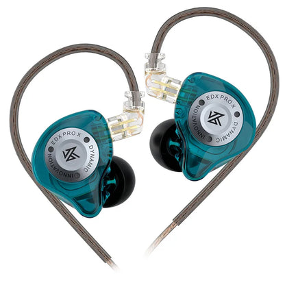 KZ EDX PRO X Dynamic Drive Earphone HIFI Bass Music Earbud Sport Noise Cancelling Headset KZ EDXPROX ZSTX ZSN PRO ZAS EDA ZVX
